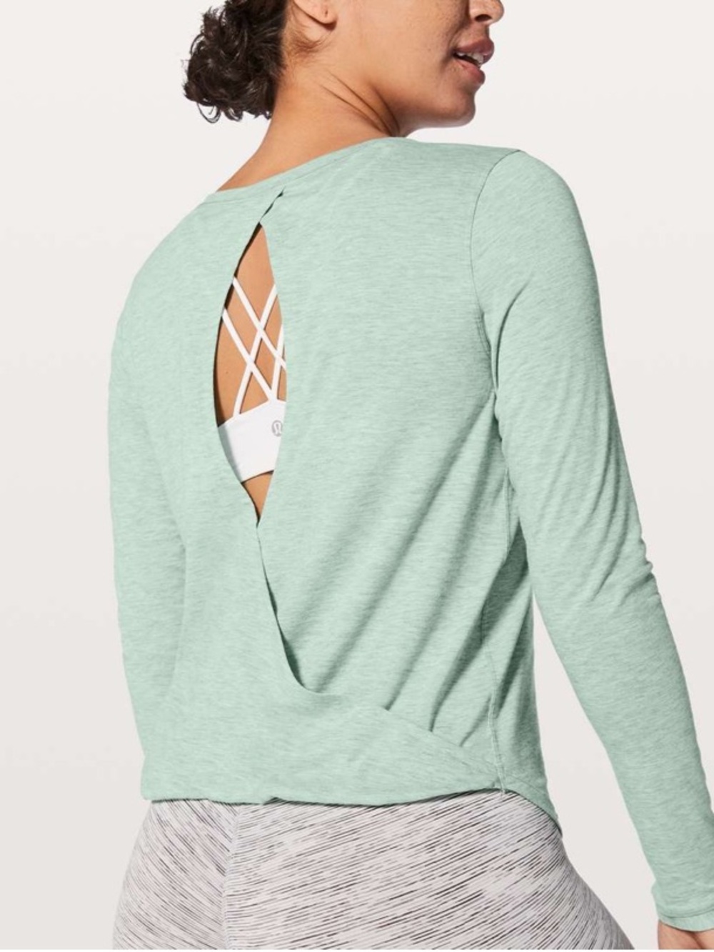 Lululemon Wild Twist Long Sleeve
Heathered Tonic Sea